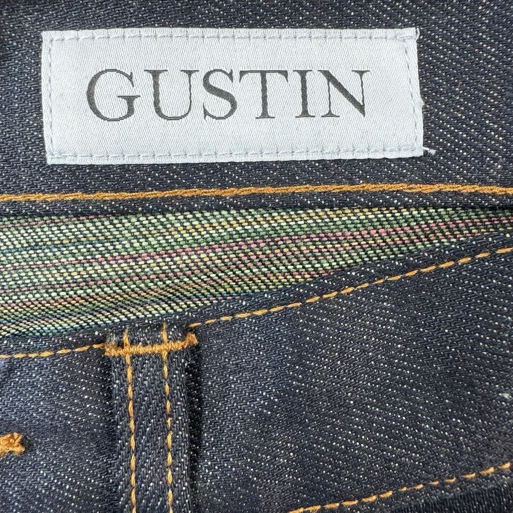 Gustin #541 Rainbow 12oz Selvedge Denim Jeans Size Mens 32x35 Button Fly NWOT
